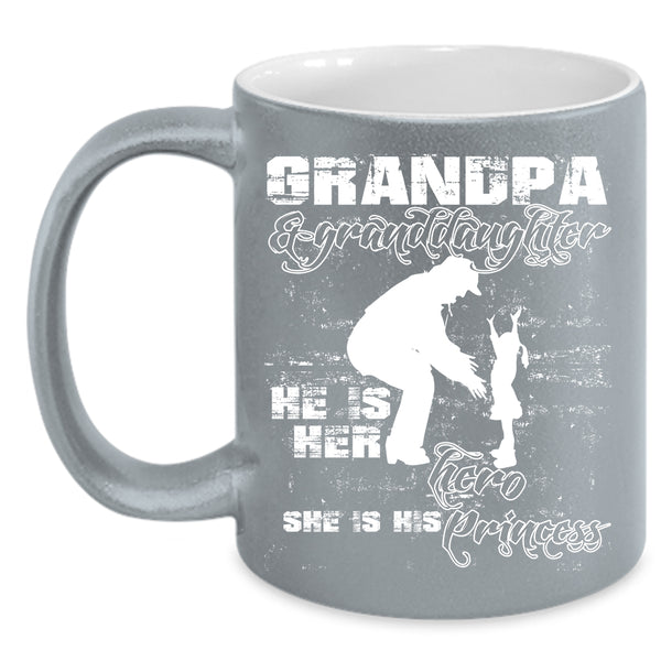 Grandpa And Granddaughter Coffee Mug, My Granddaughter Coffee Cup