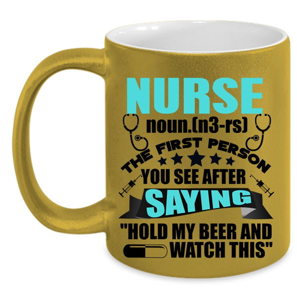 Best Gift For Nurse Coffee Mug, Nurse Accent Mug