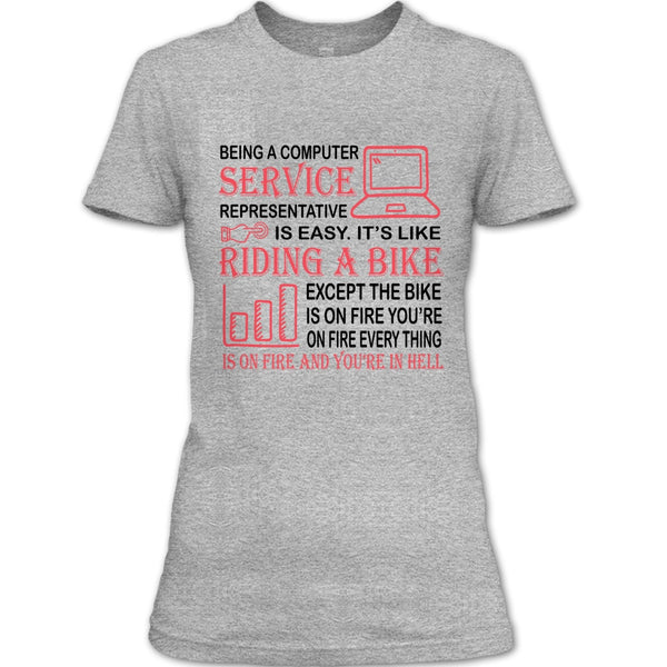 Being A Computer Service Representative T Shirt, Coolest Computer Service Representative T Shirt
