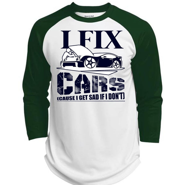I Fix Cars T Shirt, I Love Mechanic T Shirt, Awesome T-Shirts  (Polyester Game Baseball Jersey)