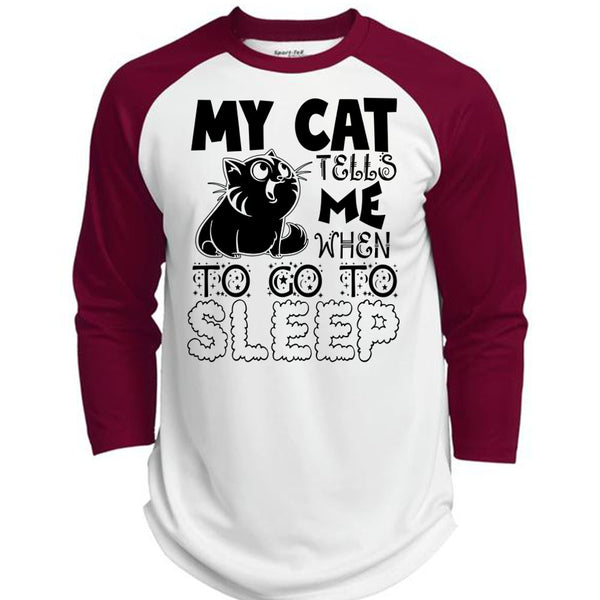 My Cat Tells Me T Shirt, I Love My Cat T Shirt, Awesome T-Shirts  (Polyester Game Baseball Jersey)