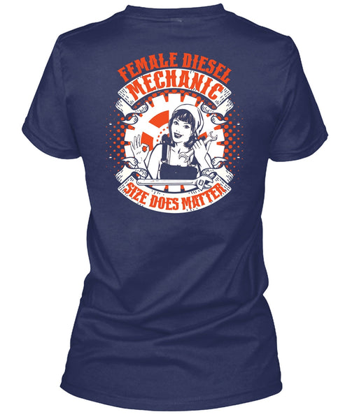 Female Diesel Mechanic T Shirt, Being A Mechanic T Shirt