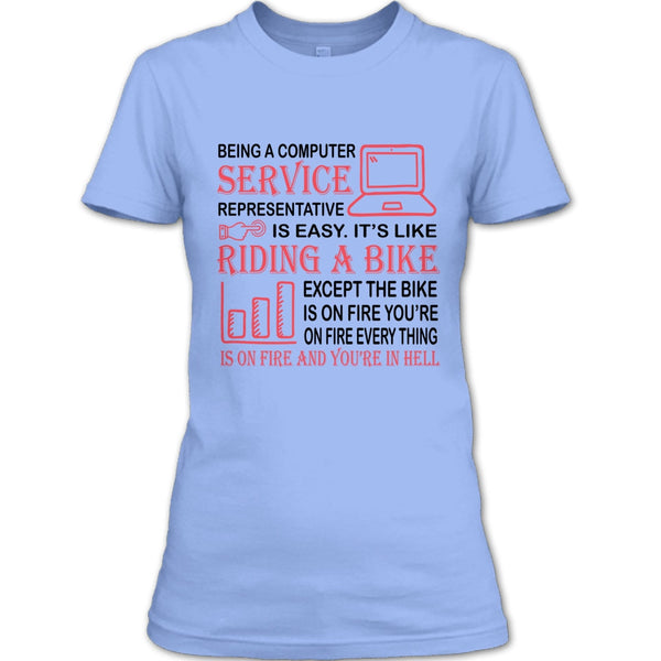Being A Computer Service Representative T Shirt, Coolest Computer Service Representative T Shirt