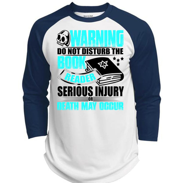Book Reader Serious Injury T Shirt, I Love Book T Shirt, Awesome T-Shirts  (Polyester Game Baseball Jersey)