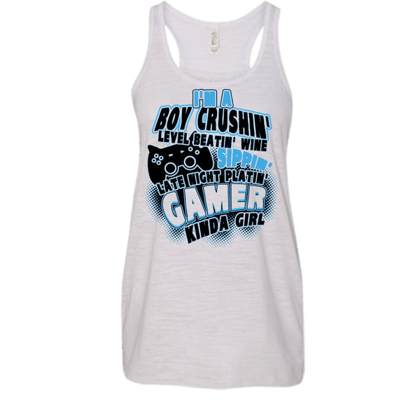 I'm A Boy Crushin' T Shirt, Coolest Gaming Girl Tank Top