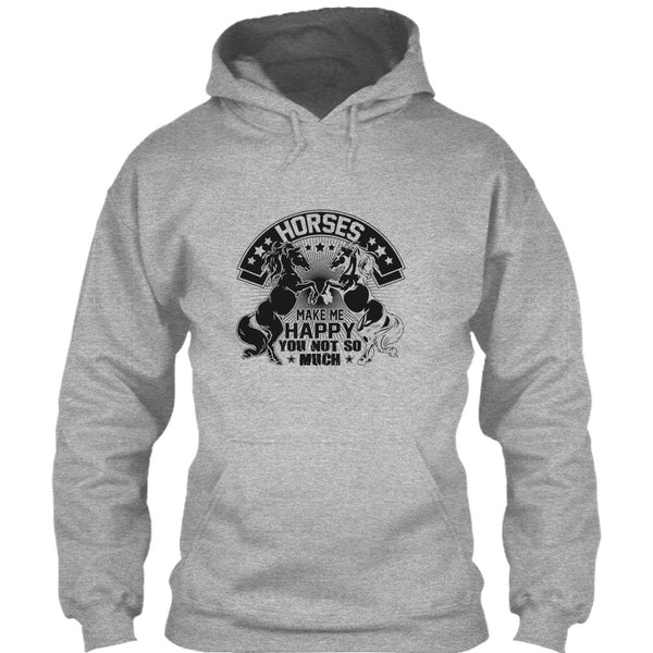 Horses Make Me Happy T Shirt, I Love My Horse T Shirt