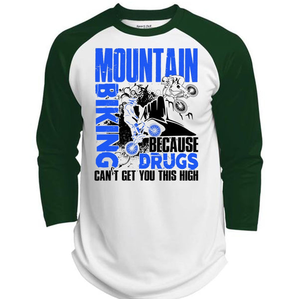 Mountain Biking T Shirt, I Love Biking T Shirt, Awesome T-Shirts  (Polyester Game Baseball Jersey)