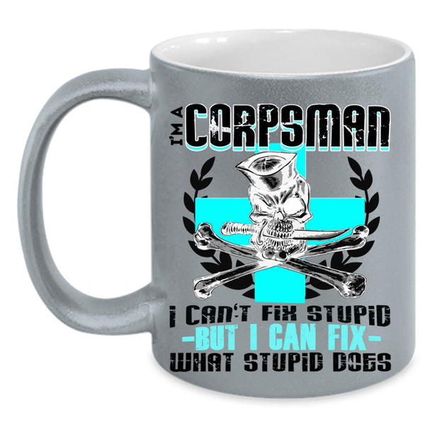 Cool Corpsman Coffee Mug, I'm A Corpsman Accent Mug