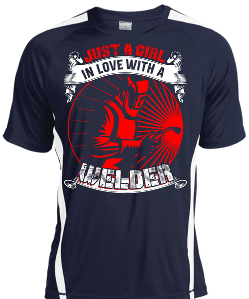 Just A Girl In Love With A Welder T Shirt, Being A Welder T Shirt, Cool Shirt