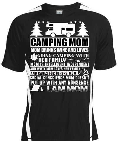 A black t-shirt with the shopify logo