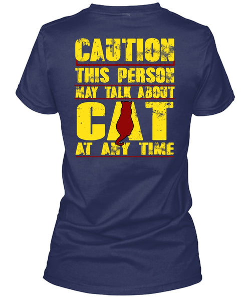 This Person May Talk About Cat T Shirt, My Favorite T Shirt