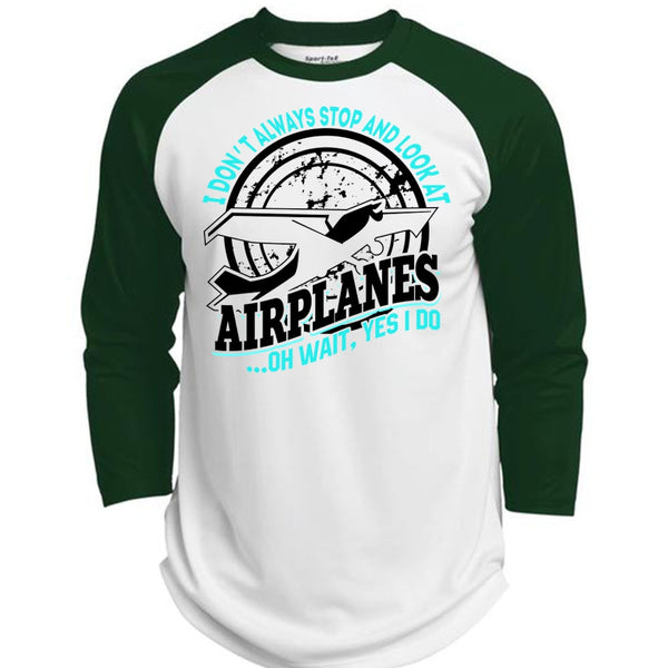 Look At Airplanes T Shirt, I Love Pilot T Shirt, Awesome T-Shirts  (Polyester Game Baseball Jersey)