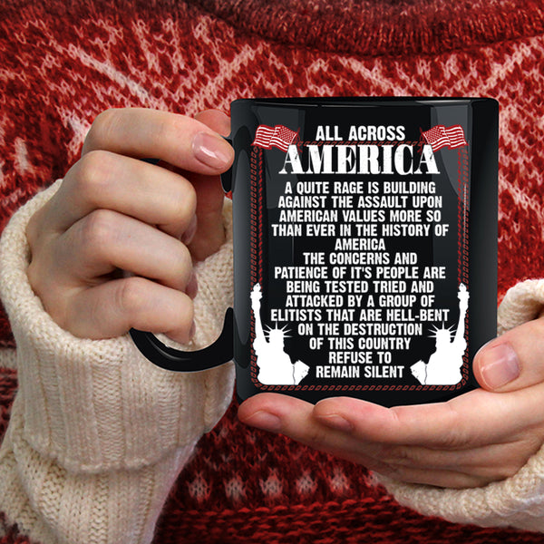 All Acrross America Coffee Mug, Cool Gift For My Friends Coffee Cup