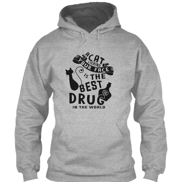 A Cat Licking Your Face Is The Drug In The World T Shirt, Cutest Cat T Shirt