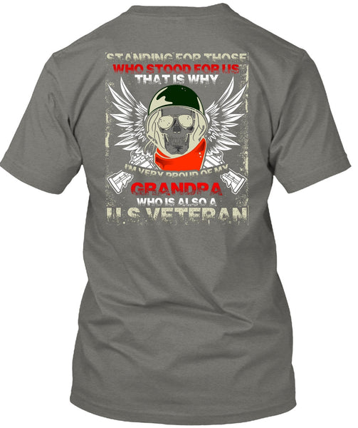 Grandpa Who Is Also US Veteran T Shirt, Being A Veteran T Shirt
