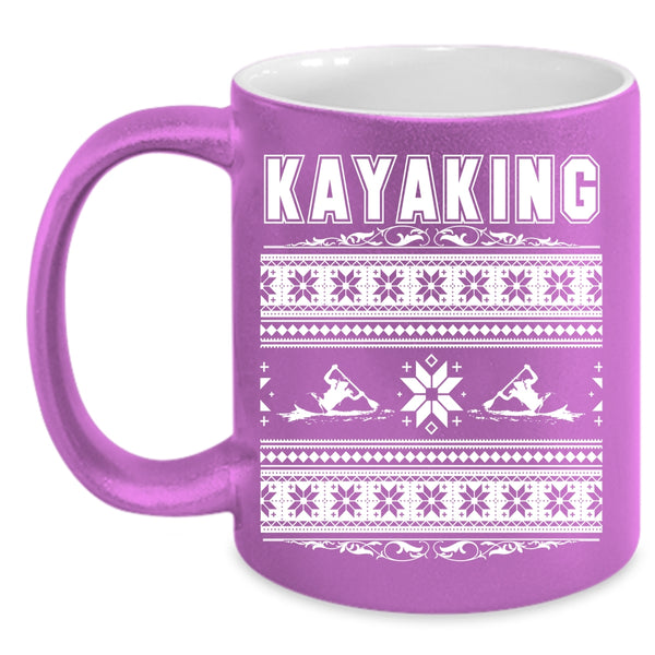 Kayaking Coffee Mug, Make An Ugly Christmas Coffee Cup