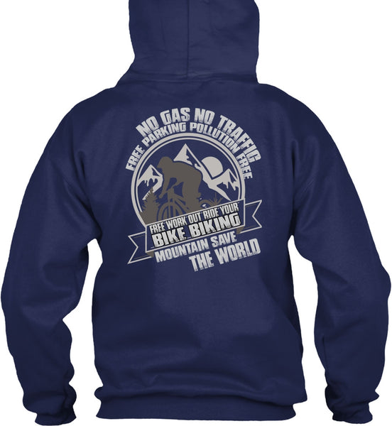 Ride Your Bike Biking T Shirt, Mountain Save The World T Shirt