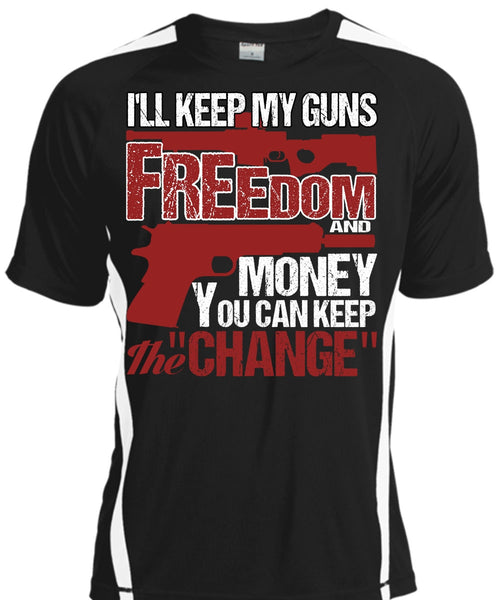 A black t-shirt with the shopify logo