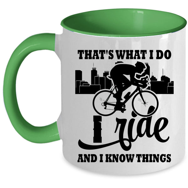 I Love Riding Coffee Mug, I Ride Accent Mug