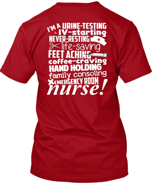 Emergency Room Nurse T Shirt, I Love Nursing T Shirt