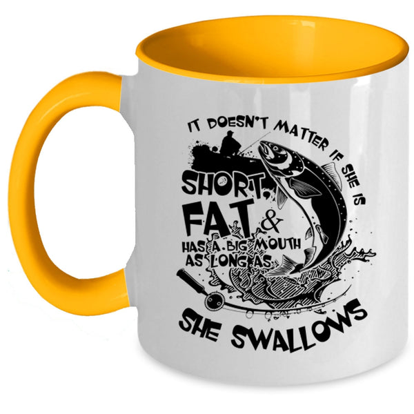 Outdoor Activity Coffee Mug, Cool Fishing Accent Mug