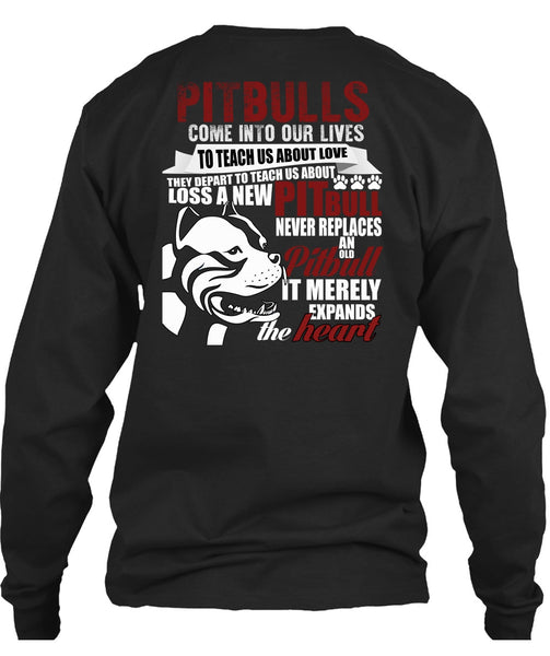 Pit Bulls Come Into Our Lives T Shirt, Loss A New Pit Bull T Shirt
