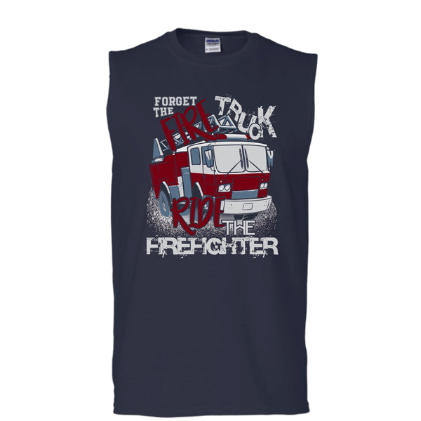 There Are No Ex-Firefighters T Shirt, Our Title Is Earned Never Given T Shirt, Cool T Shirt (Men's Cotton Sleeveless)