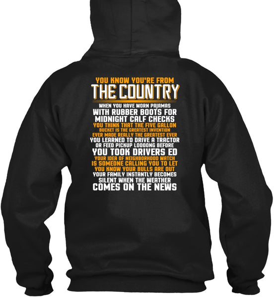 You're From The Country T Shirt, Being A Veteran T Shirt