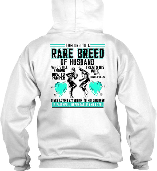 Rare Breed Of Husband T Shirt, I Love Husband T Shirt