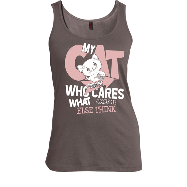 My Cat Like Me T Shirt, Who Cares What Anyone Else Think T Shirt, Cool T Shirt