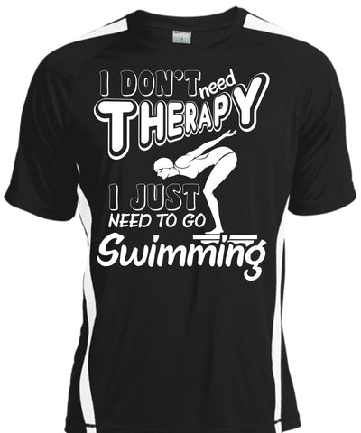 A black t-shirt with the shopify logo