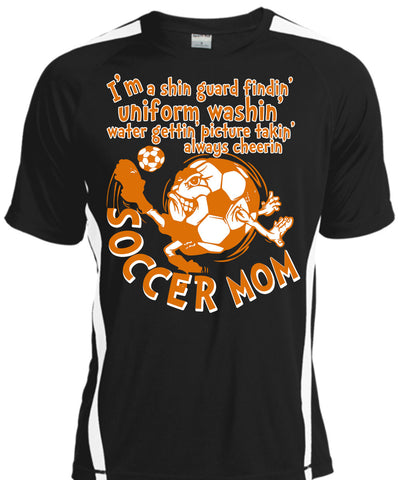 A black t-shirt with the shopify logo