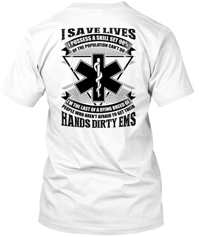 A black t-shirt with the shopify logo