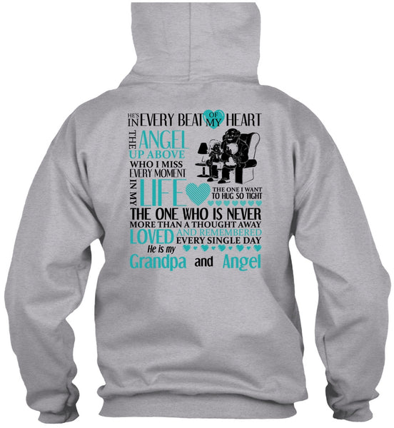 Grandpa And Angel T Shirt, I Love Grandpa T Shirt