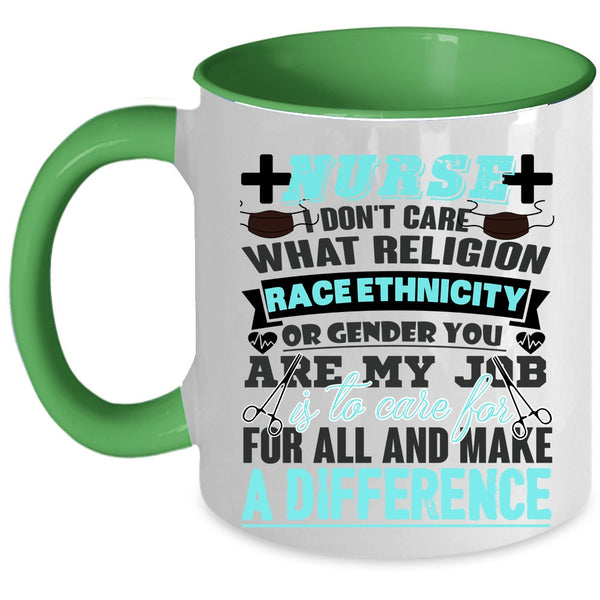 I Love Being A Nurse Coffee Mug, Nurse Accent Mug