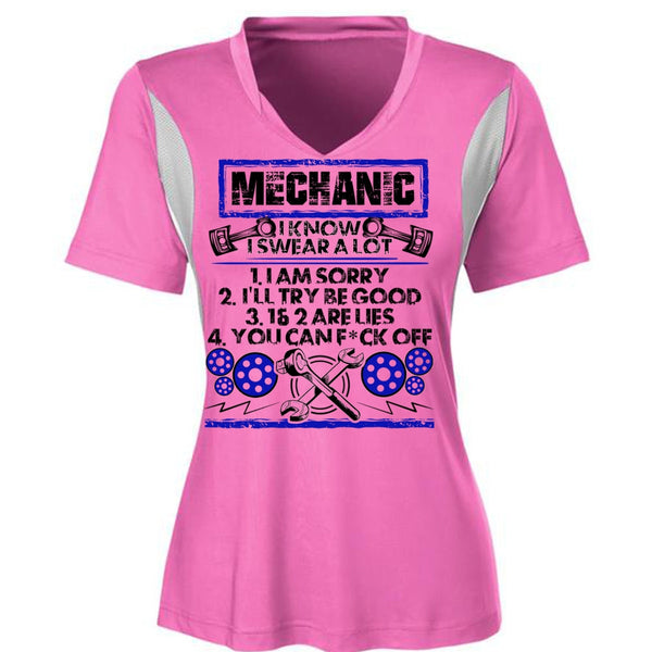 I Know I Swear A Lot T Shirt, I Love Mechanic T Shirt, Awesome T-Shirts