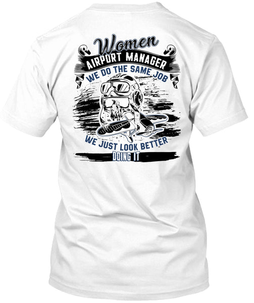 A black t-shirt with the shopify logo