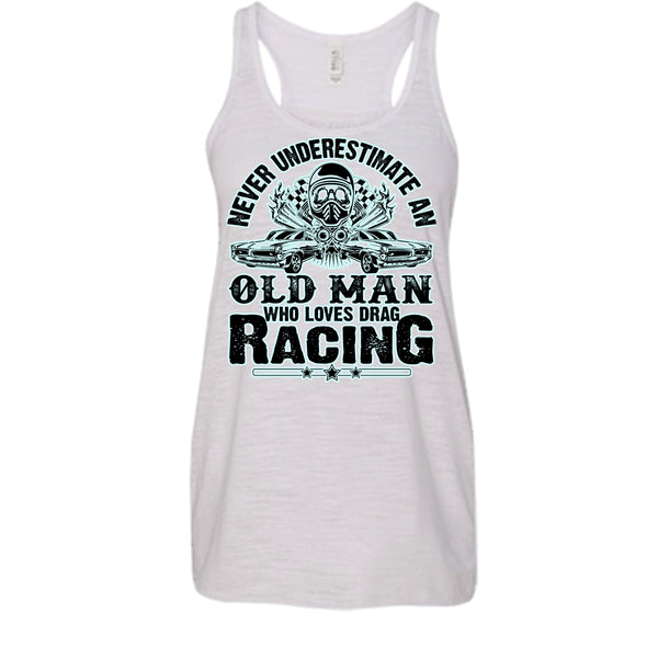 Never Underestimate T Shirt, Coolest Biker Tank Top