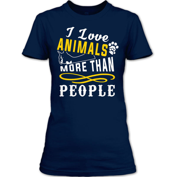 I Love Animals More Than People T Shirt, Cutest Dog In The World T Shirt