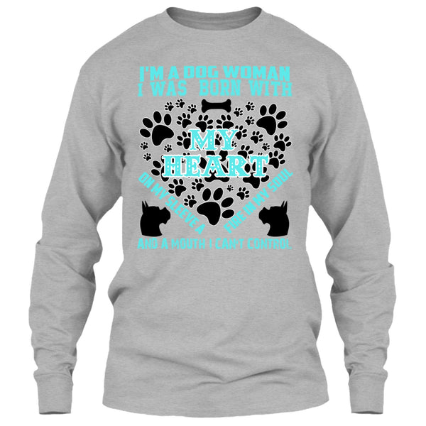 I'm A Dog Woman T Shirt, Coolest Dog Lover T Shirt