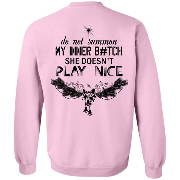 This Girl Loves Christmas T Shirt, Do Not Summon My Inner Sweatshirt