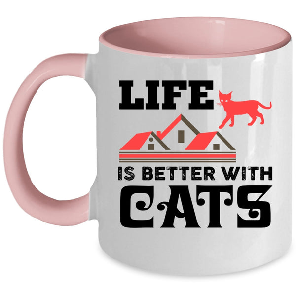 Life Is Better With Cats Cup, Lovely Cats Mug