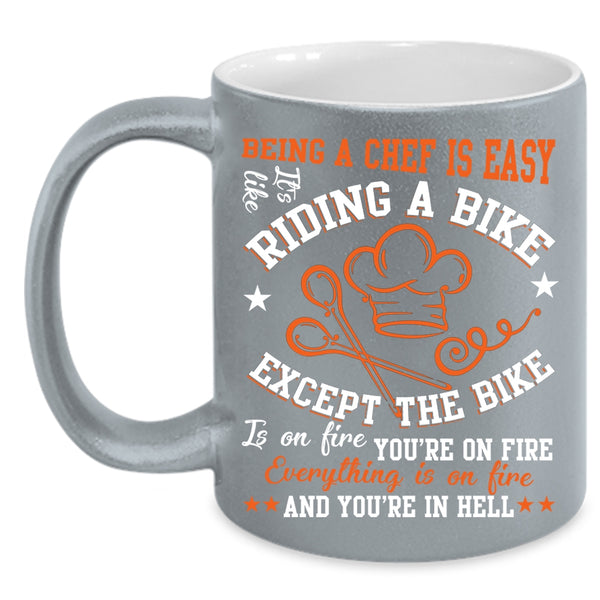 Being A Chef Is Easy Coffee Mug, Cute Gift For Chef Coffee Cup