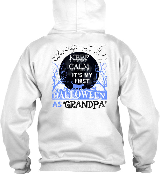 Keep Calm It's My First Halloween As Grandpa T Shirt, Wait For Halloween T Shirt