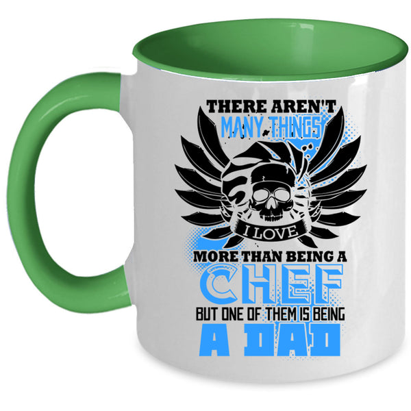 I Love Being A Dad Coffee Mug, I Love Being A Chef Accent Mug