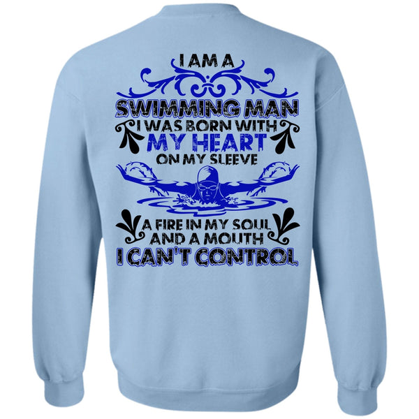 I Love Swimming T Shirt, I Am A Swimming Man Sweatshirt