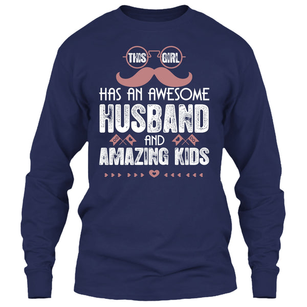 This Girl Has An Awesome Husband T Shirt, Husband T Shirt
