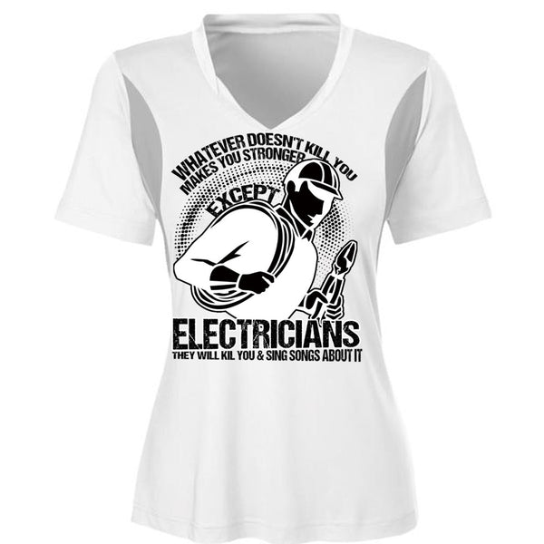 Stronger Except Electricians T Shirt, I Love Electrician T Shirt, Awesome T-Shirts