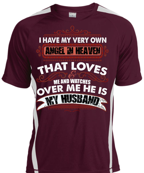 He Is My Husband T Shirt, Angel In Heaven T Shirt, Cool Shirt