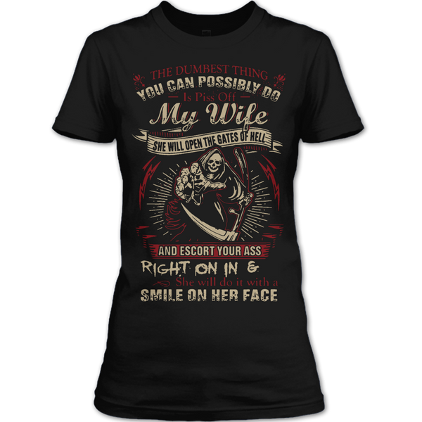 A black t-shirt with the shopify logo